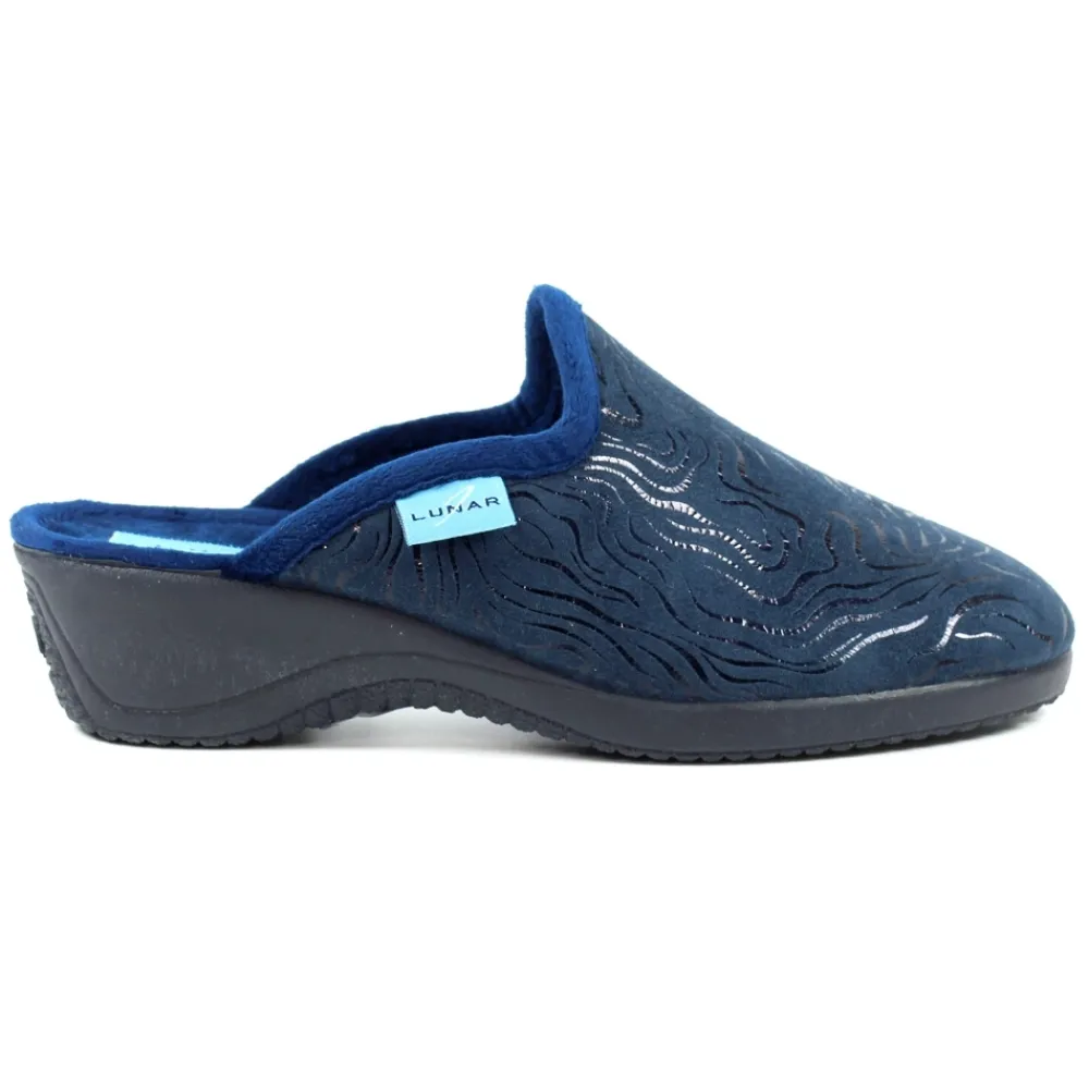 Lunar Shoes Babouche Darlene Marine- Mule