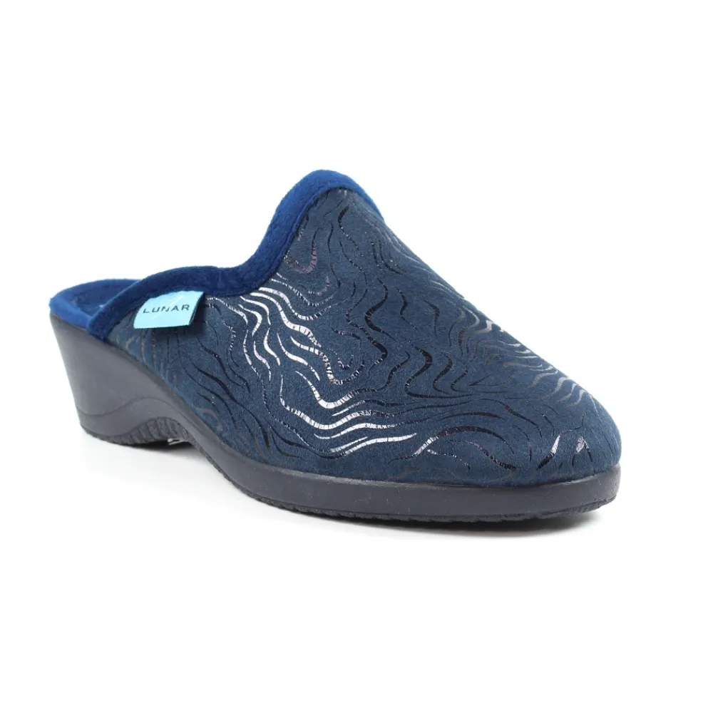 Lunar Shoes Babouche Darlene Marine- Mule