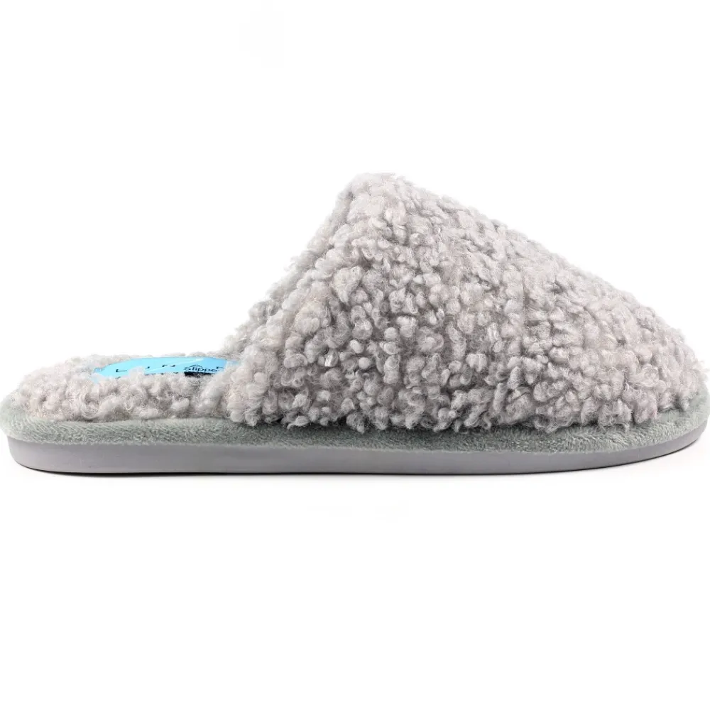 Lunar Shoes Babouche Gris Muscat- Chaussons En Coffret Cadeau | A Enfiler