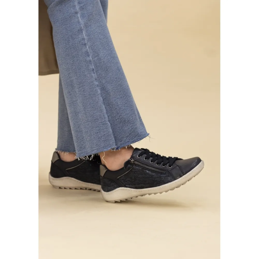 Lunar Shoes Basket Pampas Bleu Marine- Baskets | Chaussures Habillées