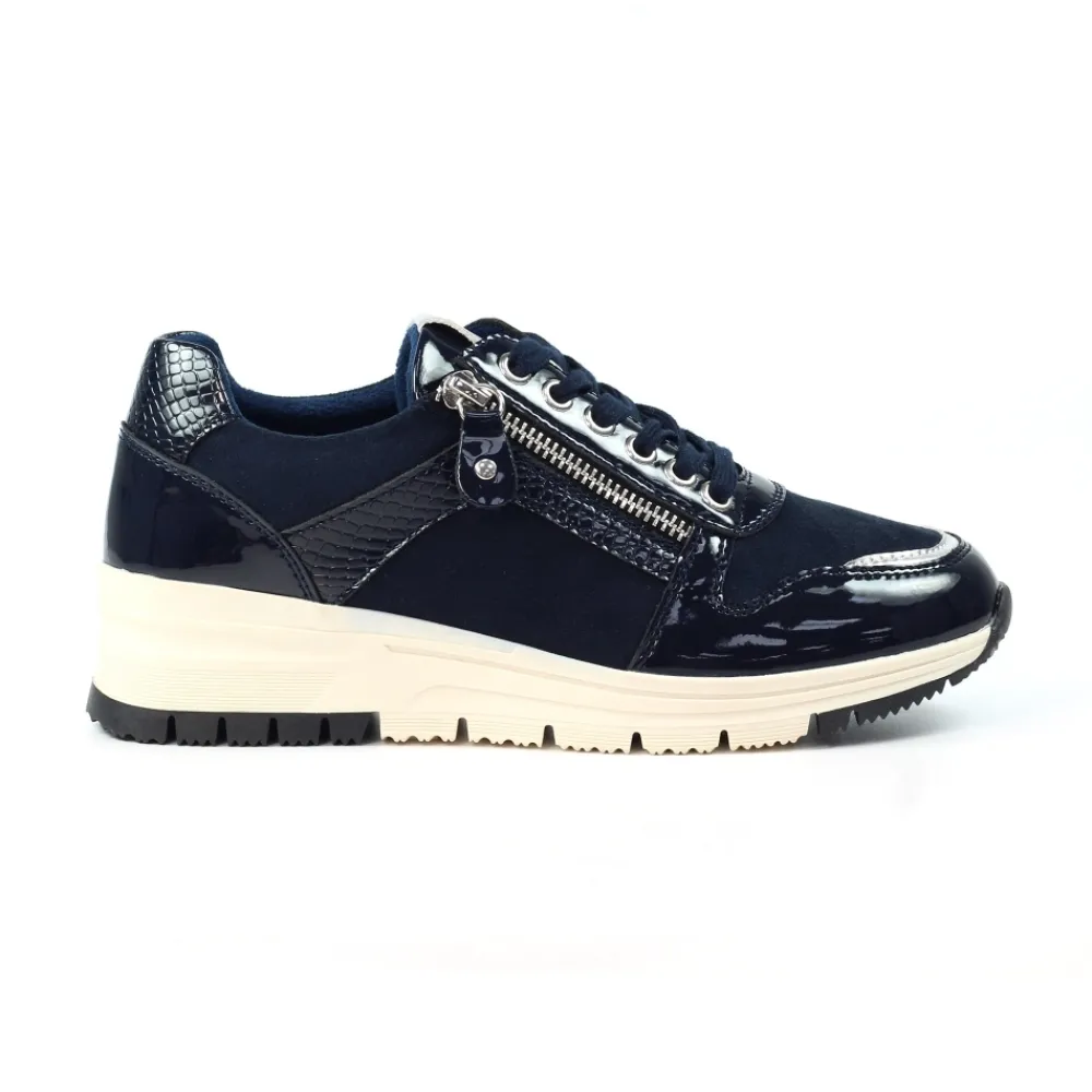 Lunar Shoes Baskets Marine Sammy- Baskets | Semelle Compensée