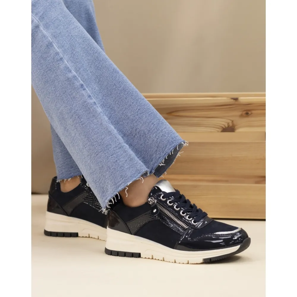 Lunar Shoes Baskets Marine Sammy- Baskets | Semelle Compensée