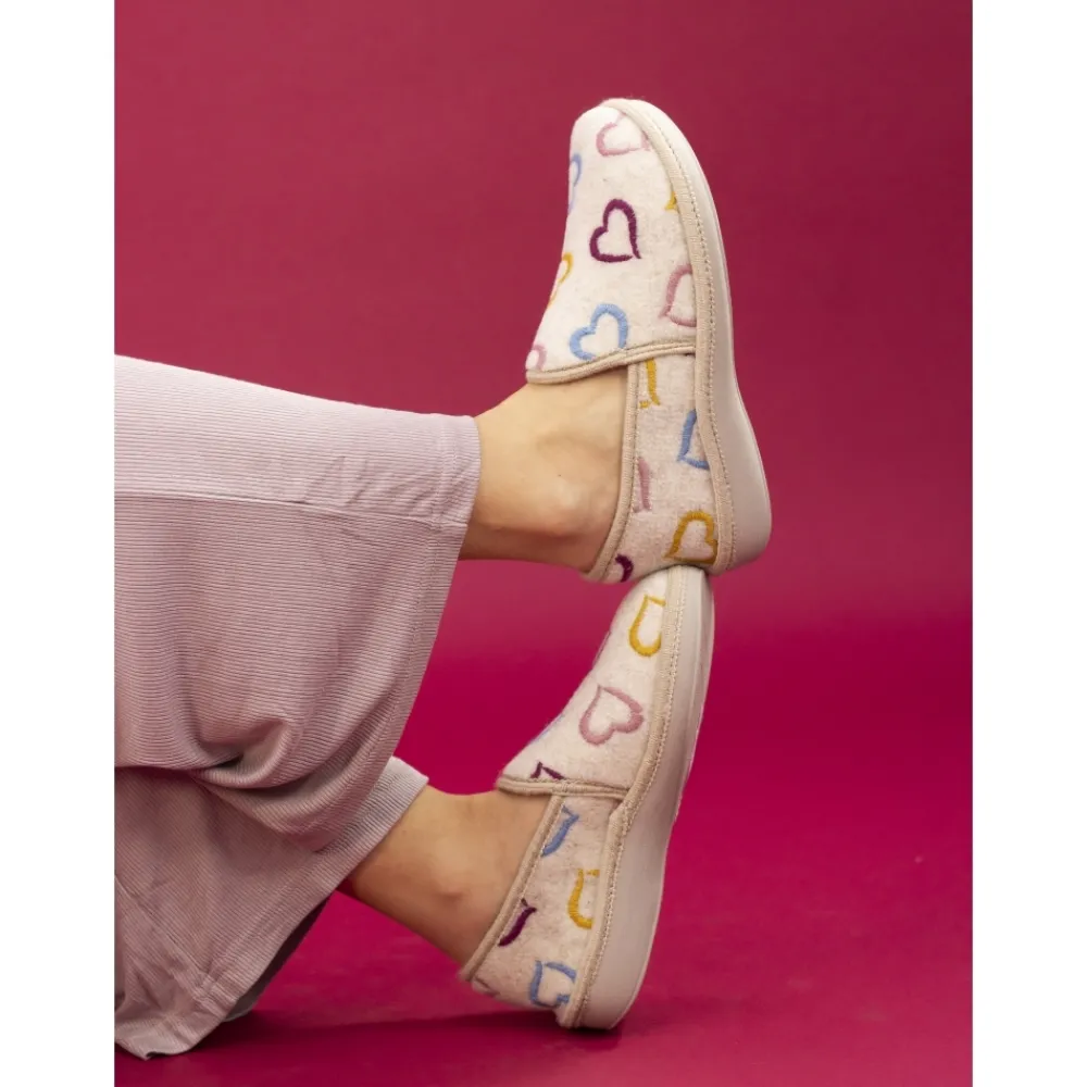 Lunar Shoes Chausson Beige Joyeux- Bottine | A Enfiler
