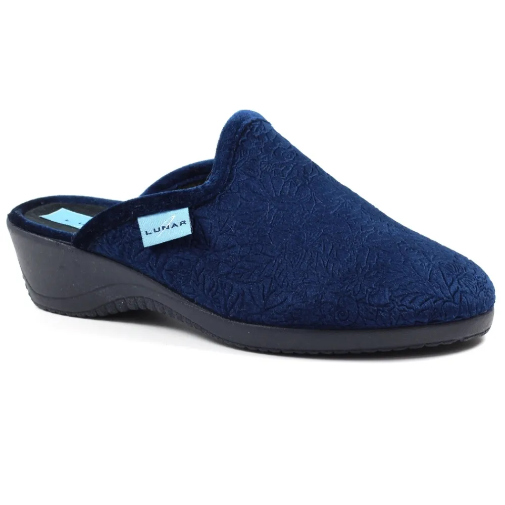 Lunar Shoes Chausson Mule Audrey Marine- A Enfiler | Mule