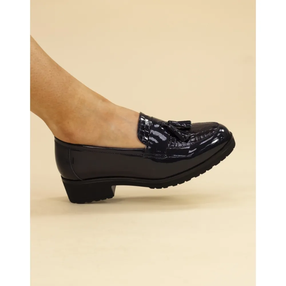 Lunar Shoes Chaussure Bleu Marine Vivi- Loafers | Chaussures Habillées